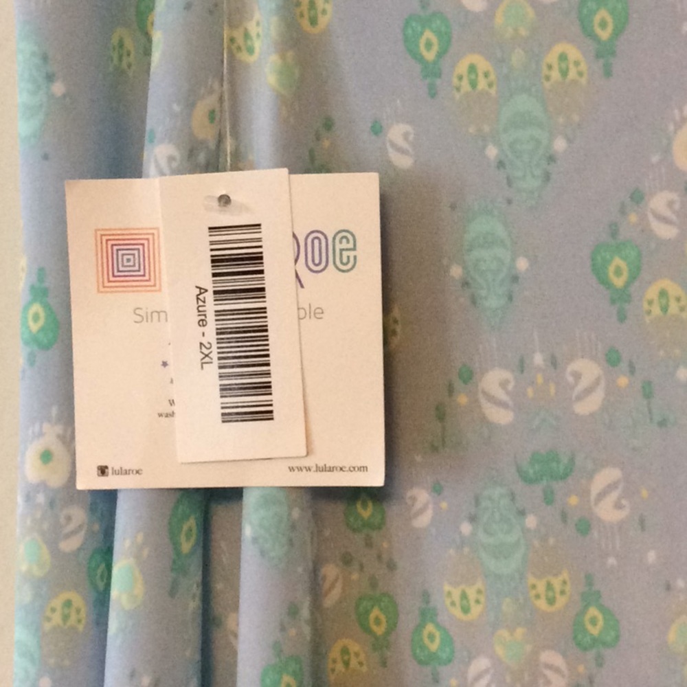 Spring print skirt LulaRoe Azure - Picture 2 of 2